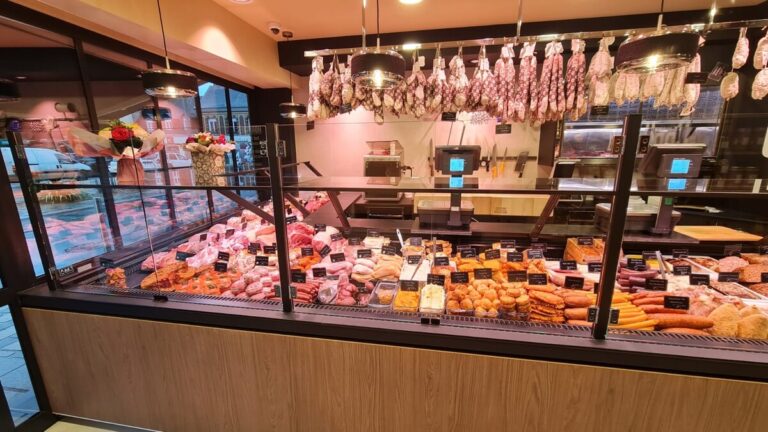 vitrine boucherie design